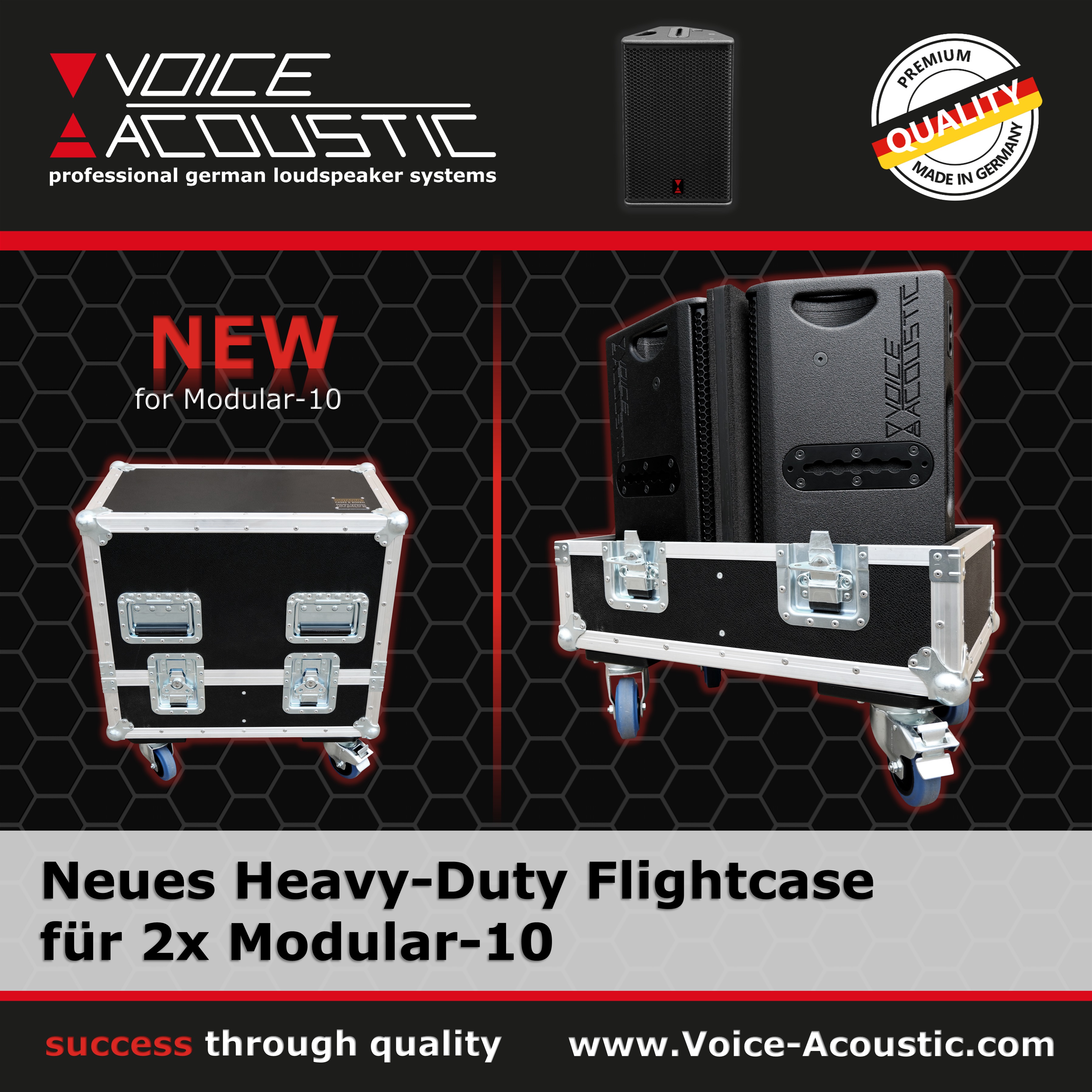 Neues Heavy-Duty Flightcase für Modular-10