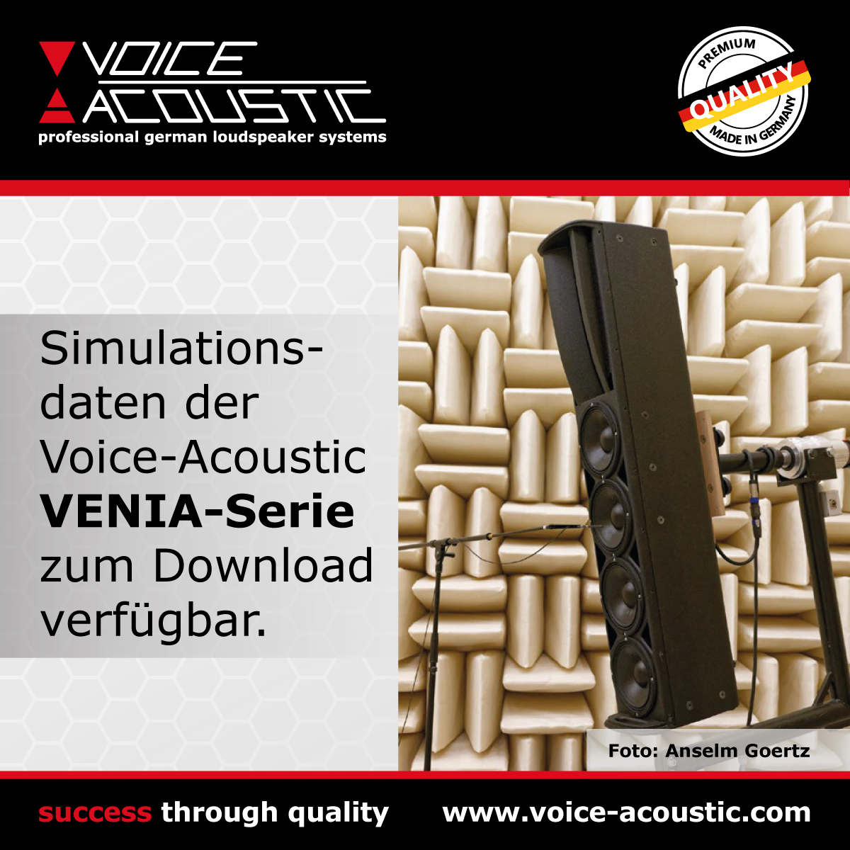 Simulationsdateien Voice-Acoustic VENIA-Serie