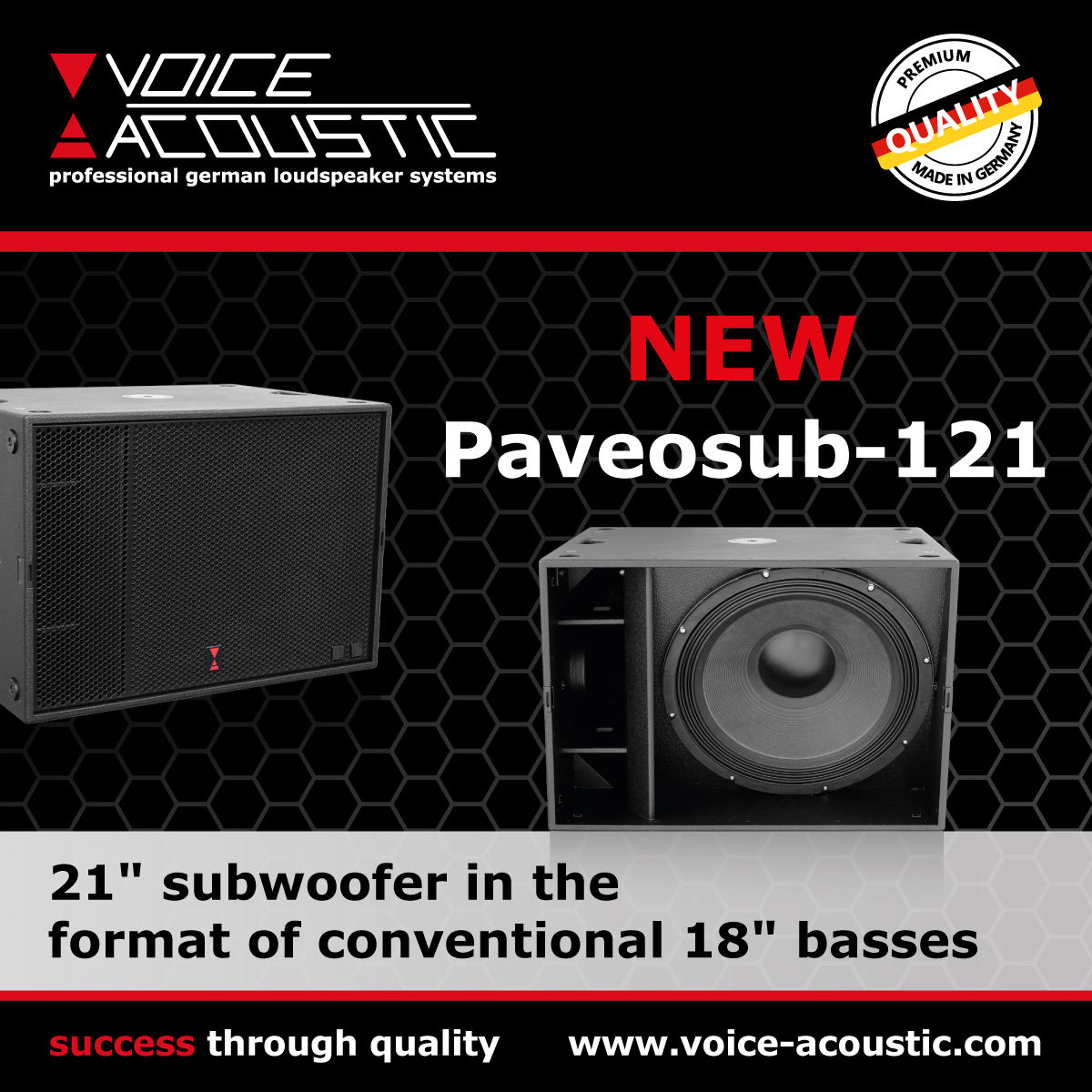 New: Voice-Acoustic Paveosub-121