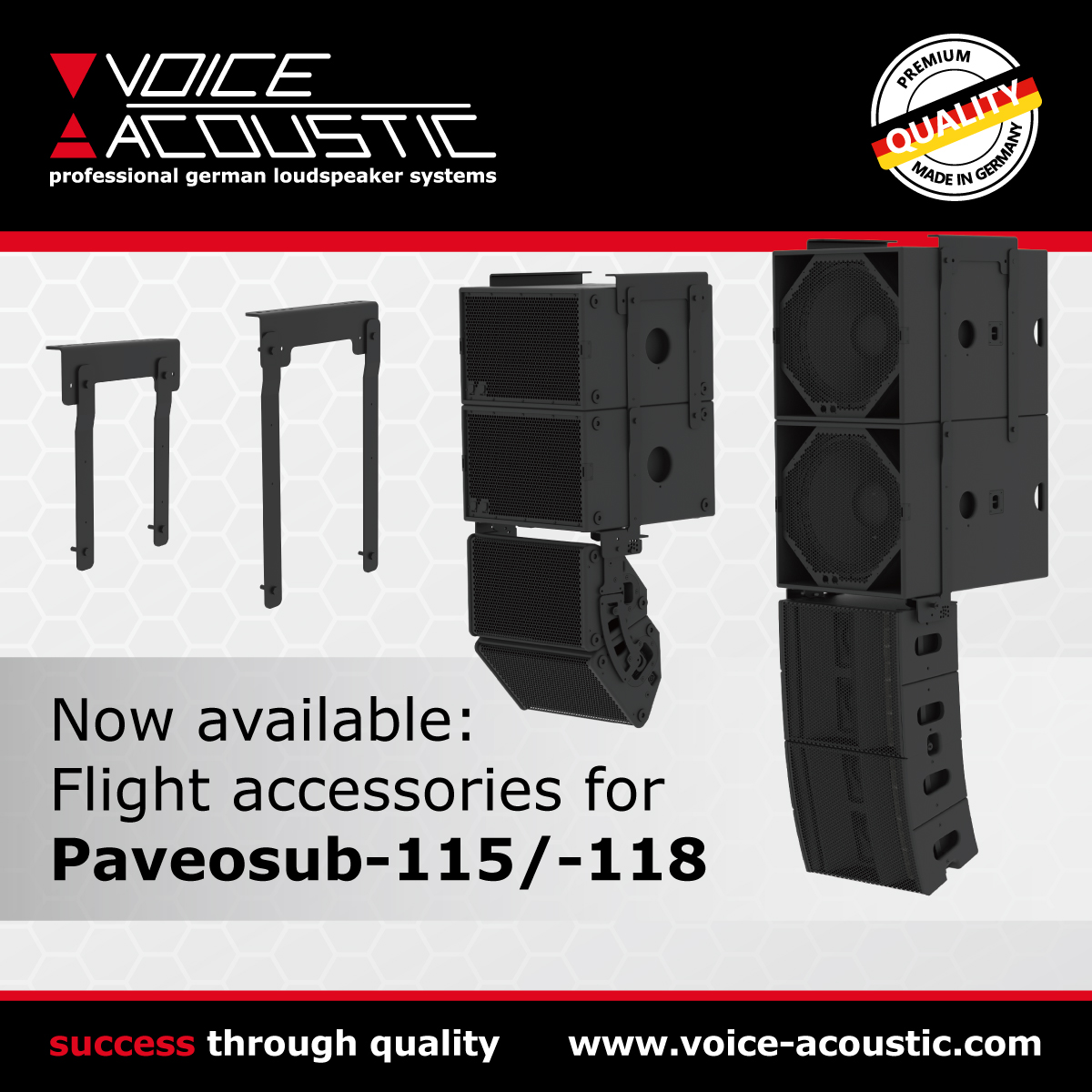 Flight accessories for Paveosub-115/118 available