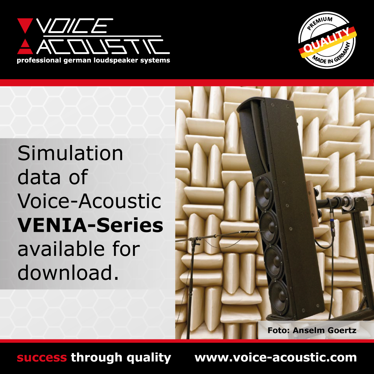 Simulation files Voice-Acoustic VENIA series available